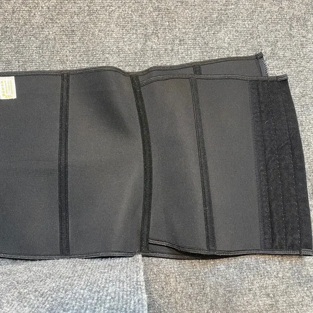 Waist Trainer Corset Tummy Control 3XL Zip Hook Eye Zip Boning Gray Neoprene